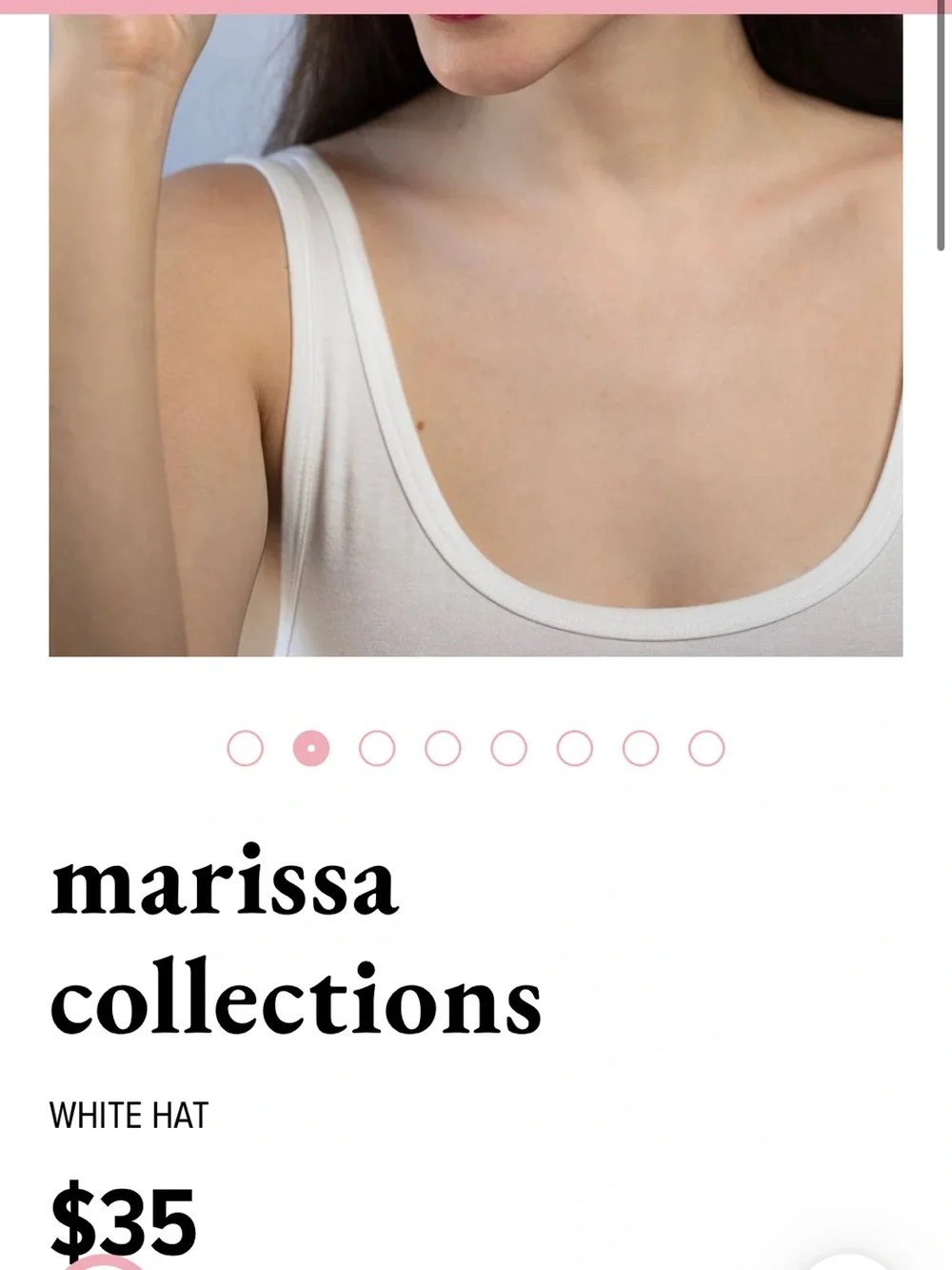 Women’s Marissa Collection White Hat Size OS